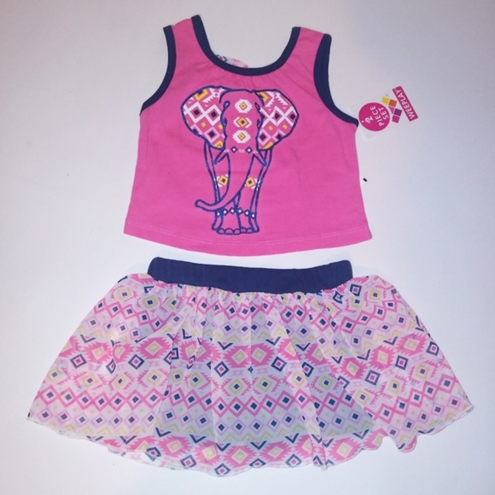 2/$25 Kids‎ Skirt Outfit